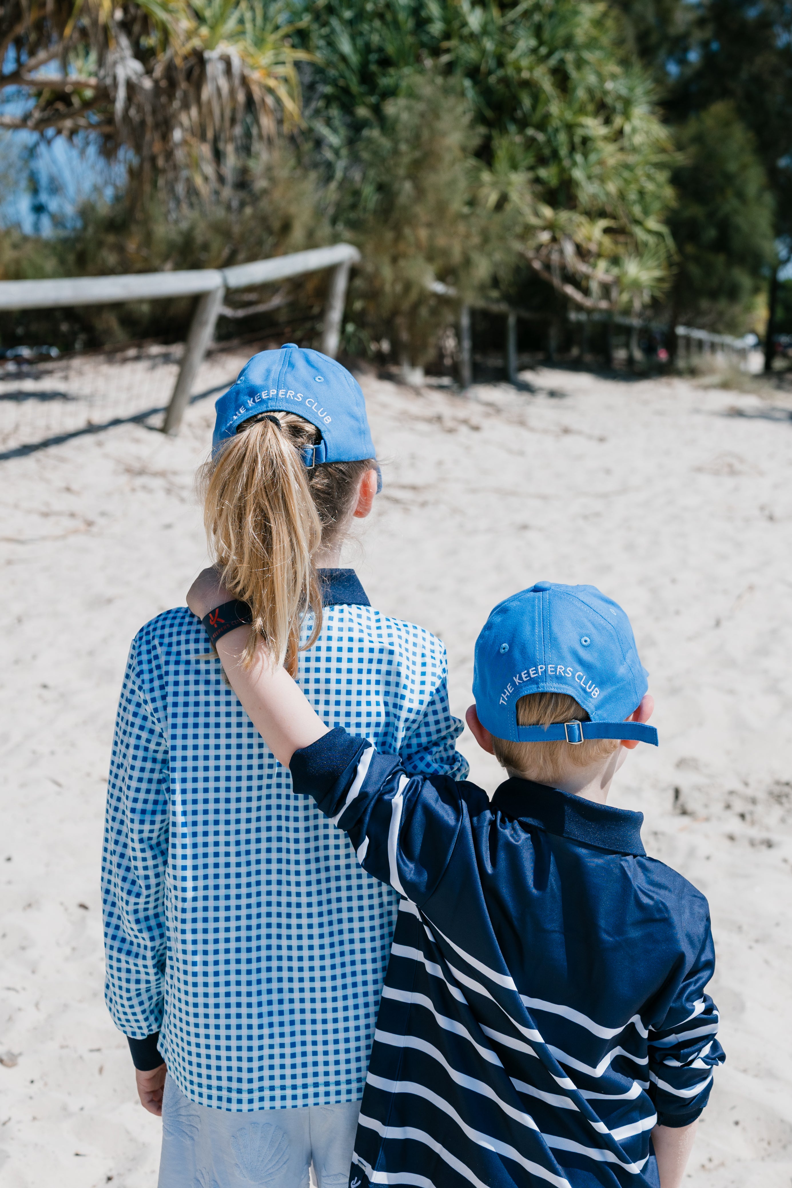 SORRENTO - Kids Fishing Shirt | Navy & White Stripe with Embroidered Boat