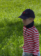 LITTLE CAPTAIN’S CAP - Navy Embroidered Crab Hat